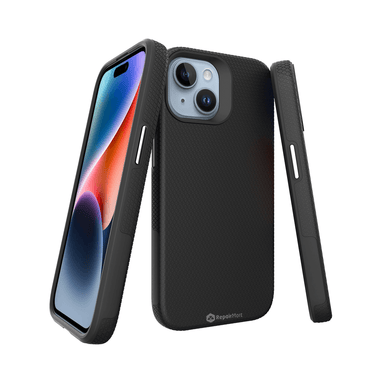 iPhone 15 Plus Compatible Case Cover With Shockproof Rugged - Black
